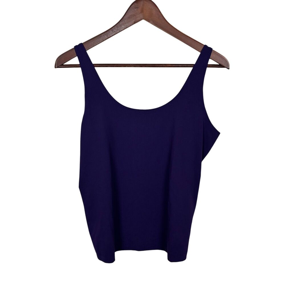Chico's Purple Tank Top Adjustable Straps Women's Medium Size 1